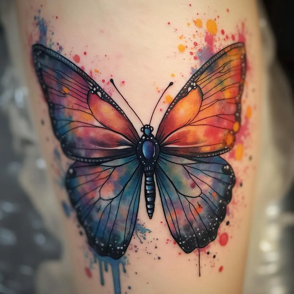 Mariposa Acuarela